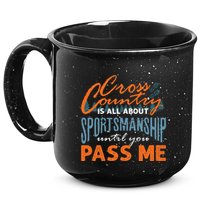 XC Running Cross Country Running Runner Funny XC Quote 15oz Campfire Ceramic Mug