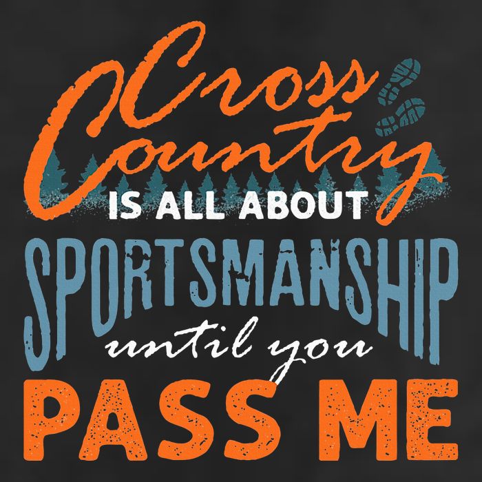 XC Running Cross Country Running Runner Funny XC Quote Large Microfiber Waffle Golf Towel