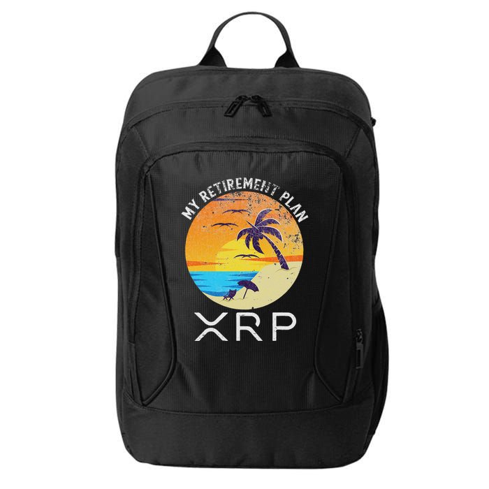 Xrp Ripple Cryptocurrency My Retirement Plan Beach Vacation City Backpack