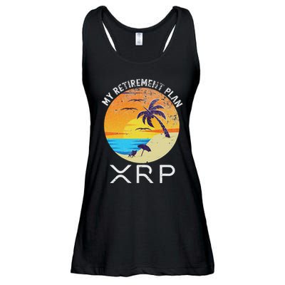 Xrp Ripple Cryptocurrency My Retirement Plan Beach Vacation Ladies Essential Flowy Tank