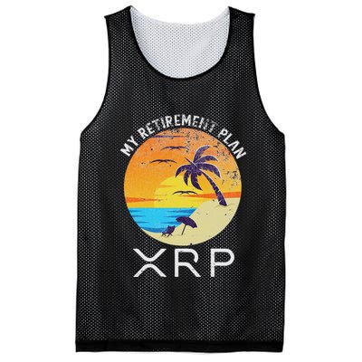 Xrp Ripple Cryptocurrency My Retirement Plan Beach Vacation Mesh Reversible Basketball Jersey Tank