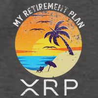 Xrp Ripple Cryptocurrency My Retirement Plan Beach Vacation Vector Backpack