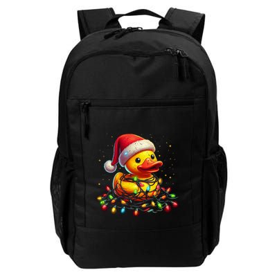 Xmas Rubber Duck Christmas Gift Backpack