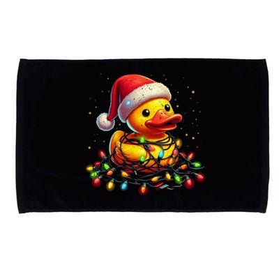 Xmas Rubber Duck Christmas Gift Microfiber Hand Towel