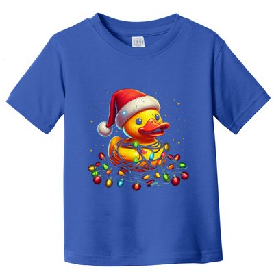 Xmas Rubber Duck Christmas Gift Toddler T-Shirt