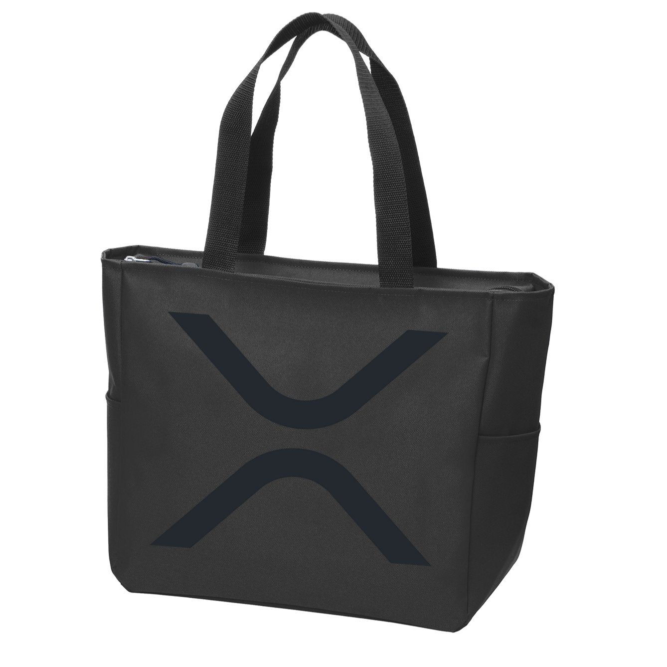 XRP Ripple Logo Zip Tote Bag