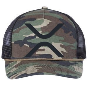 XRP Ripple Logo Retro Rope Trucker Hat Cap