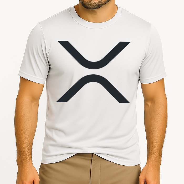 XRP Ripple Logo Cooling Performance Crew T-Shirt