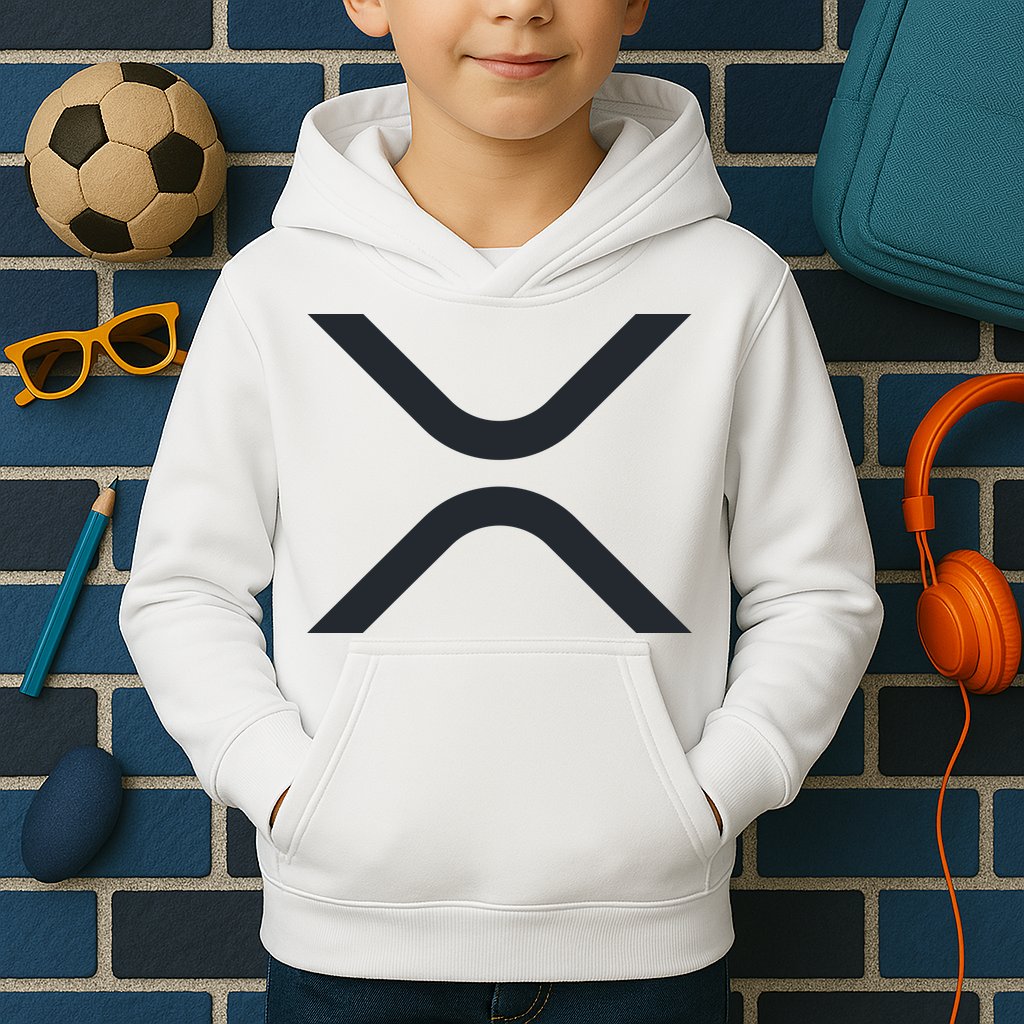 XRP Ripple Logo Kids Hoodie