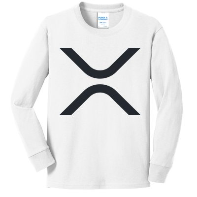 XRP Ripple Logo Kids Long Sleeve Shirt