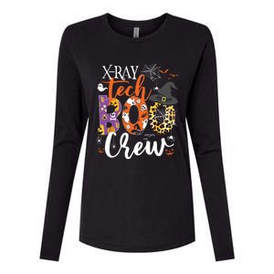 X Ray Tech Boo Crew X Ray Technician Halloween Funny Gifts Womens Cotton Relaxed Long Sleeve T-Shirt