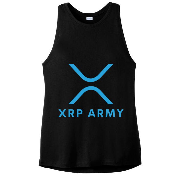 XRP Ripple XRP XRP Army XRP Cryptocurrency XRP Moon XRP Merch XRP Crypto Ladies PosiCharge Tri-Blend Wicking Tank