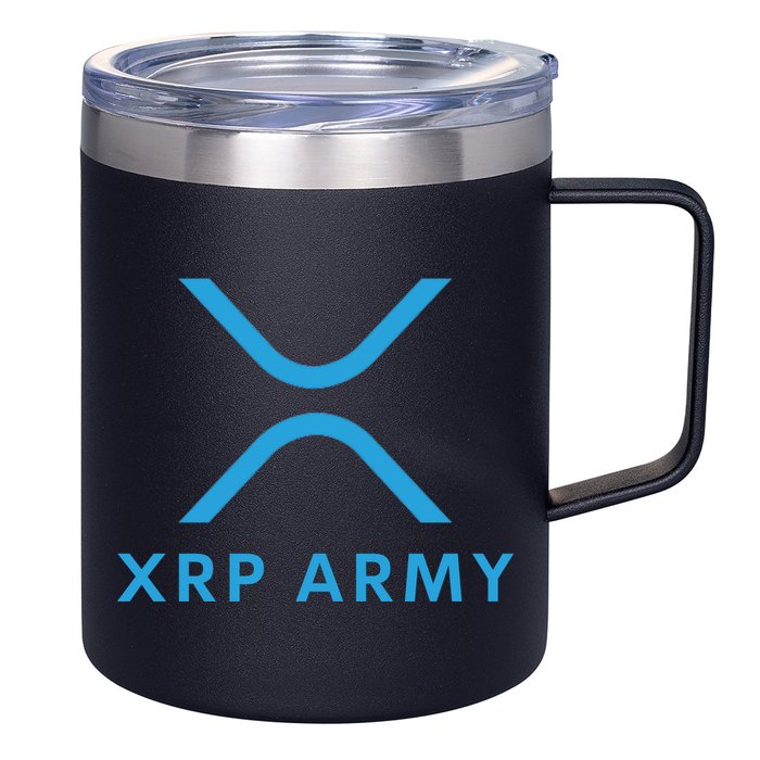XRP Ripple XRP XRP Army XRP Cryptocurrency XRP Moon XRP Merch XRP Crypto 12oz Stainless Steel Coffee Mug