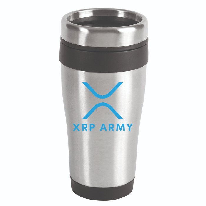XRP Ripple XRP XRP Army XRP Cryptocurrency XRP Moon XRP Merch XRP Crypto 16oz Travel Tumbler