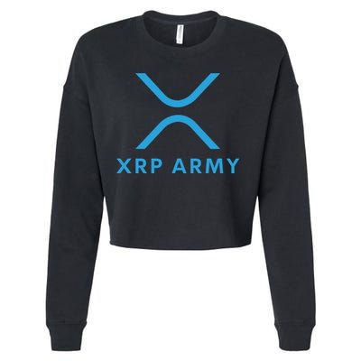 XRP Ripple XRP XRP Army XRP Cryptocurrency XRP Moon XRP Merch XRP Crypto Cropped Pullover Crew