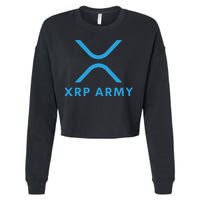 XRP Ripple XRP XRP Army XRP Cryptocurrency XRP Moon XRP Merch XRP Crypto Cropped Pullover Crew