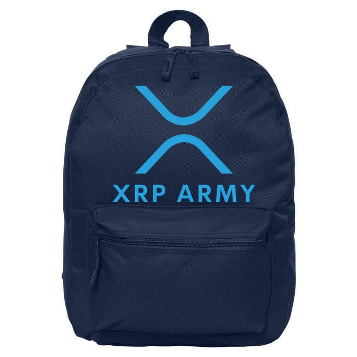 XRP Ripple XRP XRP Army XRP Cryptocurrency XRP Moon XRP Merch XRP Crypto 16 in Basic Backpack