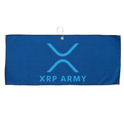 XRP Ripple XRP XRP Army XRP Cryptocurrency XRP Moon XRP Merch XRP Crypto Large Microfiber Waffle Golf Towel