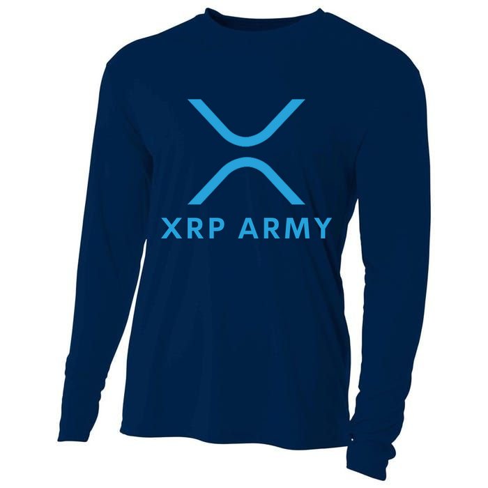 XRP Ripple XRP XRP Army XRP Cryptocurrency XRP Moon XRP Merch XRP Crypto Cooling Performance Long Sleeve Crew