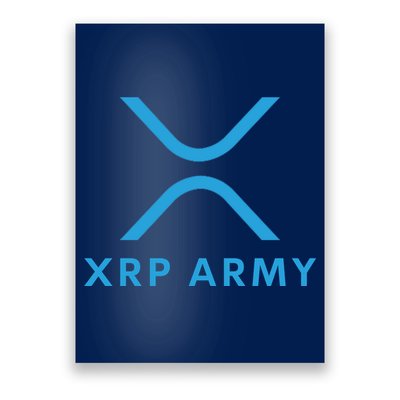 XRP Ripple XRP XRP Army XRP Cryptocurrency XRP Moon XRP Merch XRP Crypto Poster