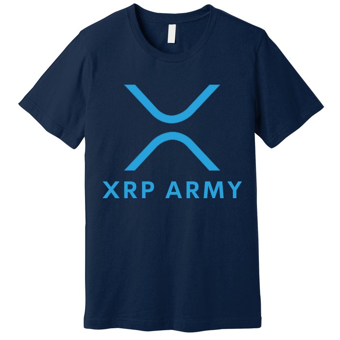XRP Ripple XRP XRP Army XRP Cryptocurrency XRP Moon XRP Merch XRP Crypto Premium T-Shirt