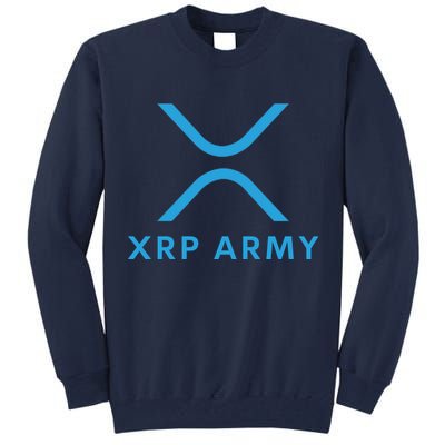 XRP Ripple XRP XRP Army XRP Cryptocurrency XRP Moon XRP Merch XRP Crypto Tall Sweatshirt