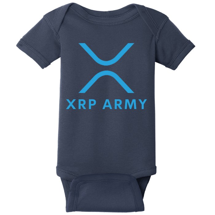 XRP Ripple XRP XRP Army XRP Cryptocurrency XRP Moon XRP Merch XRP Crypto Baby Bodysuit