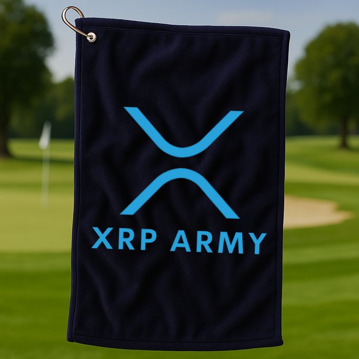 XRP Ripple XRP XRP Army XRP Cryptocurrency XRP Moon XRP Merch XRP Crypto Golf Towel