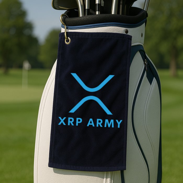XRP Ripple XRP XRP Army XRP Cryptocurrency XRP Moon XRP Merch XRP Crypto Golf Towel