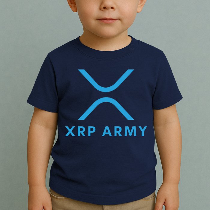 XRP Ripple XRP XRP Army XRP Cryptocurrency XRP Moon XRP Merch XRP Crypto Toddler T-Shirt