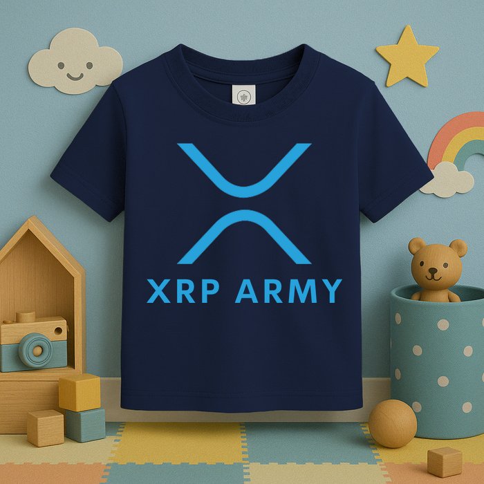 XRP Ripple XRP XRP Army XRP Cryptocurrency XRP Moon XRP Merch XRP Crypto Toddler T-Shirt