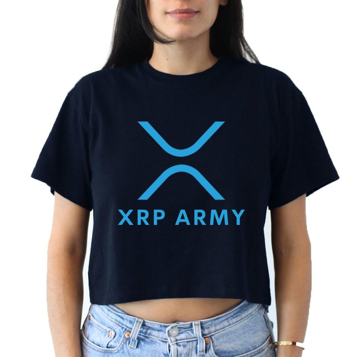 XRP Ripple XRP XRP Army XRP Cryptocurrency XRP Moon XRP Merch XRP Crypto Crop Top