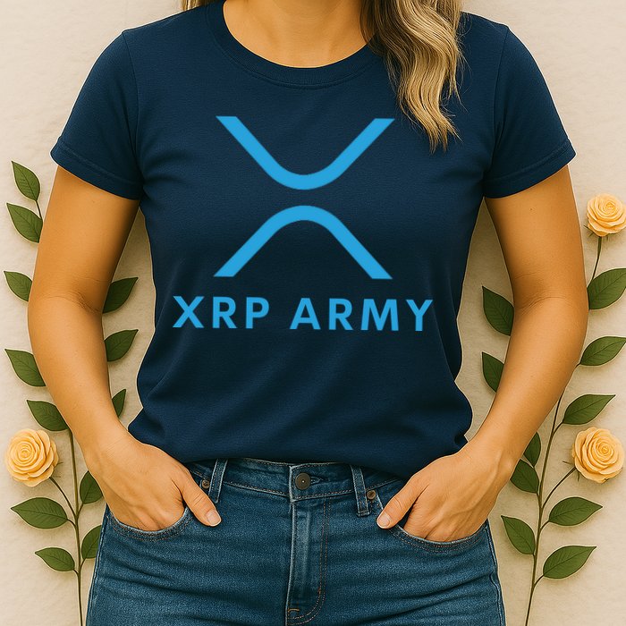 XRP Ripple XRP XRP Army XRP Cryptocurrency XRP Moon XRP Merch XRP Crypto Womens T-Shirt