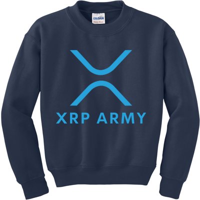 XRP Ripple XRP XRP Army XRP Cryptocurrency XRP Moon XRP Merch XRP Crypto Kids Sweatshirt