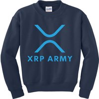 XRP Ripple XRP XRP Army XRP Cryptocurrency XRP Moon XRP Merch XRP Crypto Kids Sweatshirt