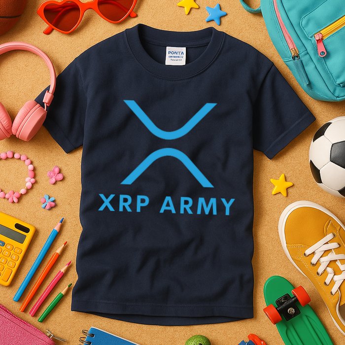 XRP Ripple XRP XRP Army XRP Cryptocurrency XRP Moon XRP Merch XRP Crypto Kids T-Shirt
