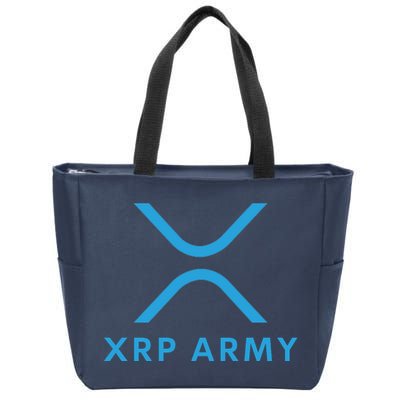 XRP Ripple XRP XRP Army XRP Cryptocurrency XRP Moon XRP Merch XRP Crypto Zip Tote Bag