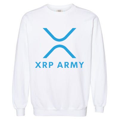 XRP Ripple XRP XRP Army XRP Cryptocurrency XRP Moon XRP Merch XRP Crypto Garment-Dyed Sweatshirt