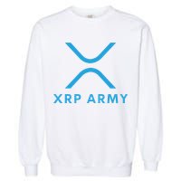 XRP Ripple XRP XRP Army XRP Cryptocurrency XRP Moon XRP Merch XRP Crypto Garment-Dyed Sweatshirt