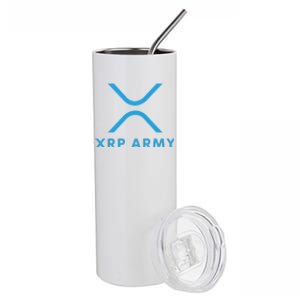 XRP Ripple XRP XRP Army XRP Cryptocurrency XRP Moon XRP Merch XRP Crypto Stainless Steel Tumbler