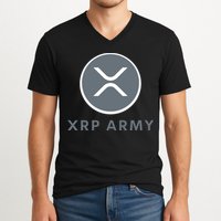 XRP Ripple XRP XRP Merch XRP Army XRP Cryptocurrency XRP Moon XRP Crypto V-Neck T-Shirt