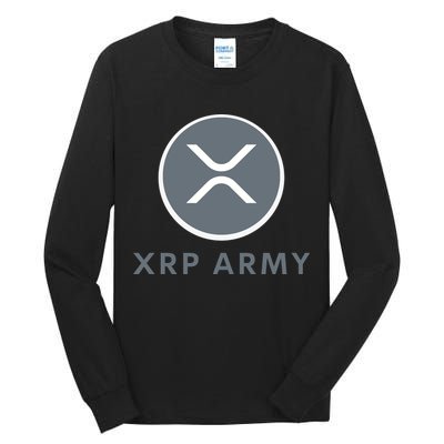XRP Ripple XRP XRP Merch XRP Army XRP Cryptocurrency XRP Moon XRP Crypto Tall Long Sleeve T-Shirt
