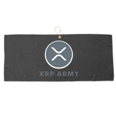 XRP Ripple XRP XRP Merch XRP Army XRP Cryptocurrency XRP Moon XRP Crypto Large Microfiber Waffle Golf Towel