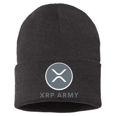 XRP Ripple XRP XRP Merch XRP Army XRP Cryptocurrency XRP Moon XRP Crypto Sustainable Knit Beanie