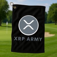 XRP Ripple XRP XRP Merch XRP Army XRP Cryptocurrency XRP Moon XRP Crypto Golf Towel
