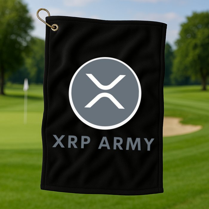 XRP Ripple XRP XRP Merch XRP Army XRP Cryptocurrency XRP Moon XRP Crypto Golf Towel