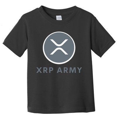 XRP Ripple XRP XRP Merch XRP Army XRP Cryptocurrency XRP Moon XRP Crypto Toddler T-Shirt