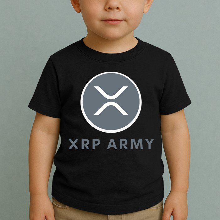 XRP Ripple XRP XRP Merch XRP Army XRP Cryptocurrency XRP Moon XRP Crypto Toddler T-Shirt