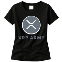 XRP Ripple XRP XRP Merch XRP Army XRP Cryptocurrency XRP Moon XRP Crypto Womens T-Shirt