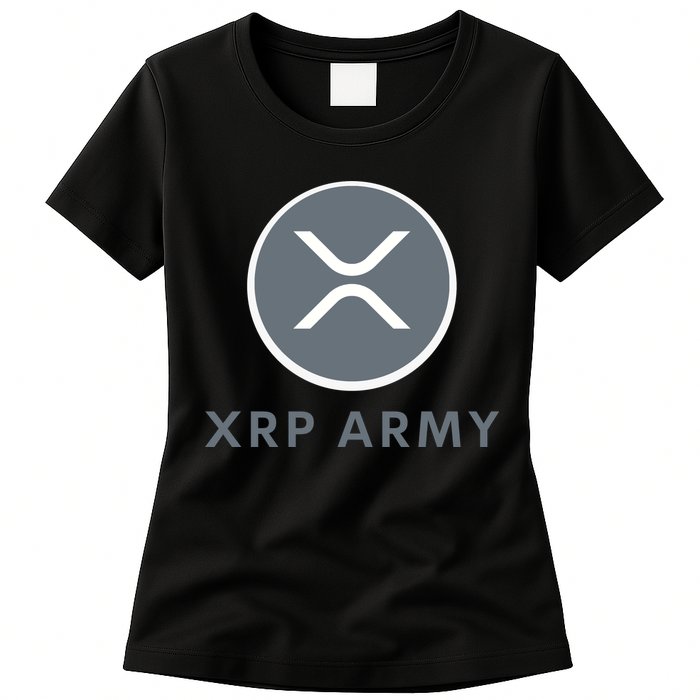 XRP Ripple XRP XRP Merch XRP Army XRP Cryptocurrency XRP Moon XRP Crypto Womens T-Shirt